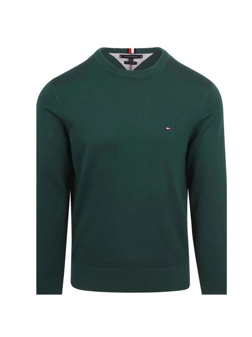 maglione uomo verde TOMMY HILFIGER | MW0MW21316L6K